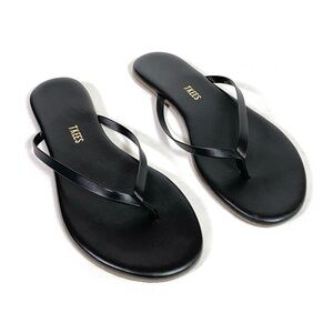 Tkees Lily Liners Flip Flops Black